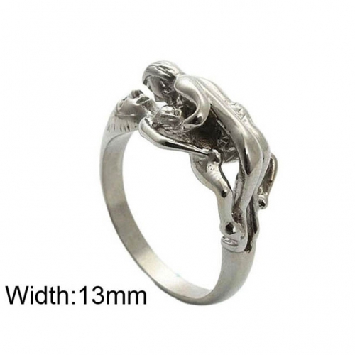 BC Wholesale Fashion Jewelry Stainless Steel 316L Jewelry Rings NO.#SJ49R415