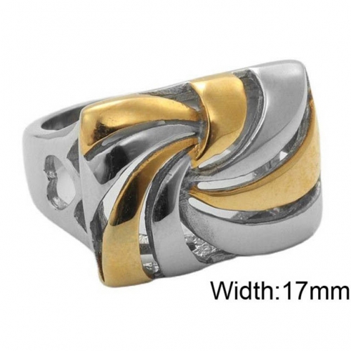 BC Wholesale Hollow Rings Stainless Steel 316L Jewelry Rings NO.#SJ49R547