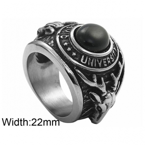 BC Wholesale Fashion Jewelry Stainless Steel 316L Jewelry Rings NO.#SJ49R556