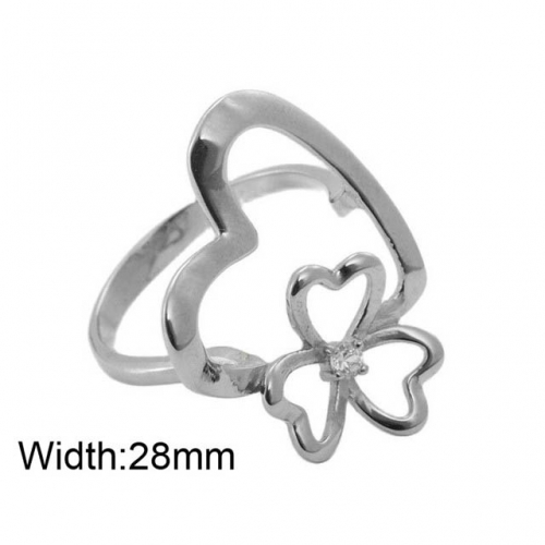 BC Wholesale Hollow Rings Stainless Steel 316L Jewelry Rings NO.#SJ49R495