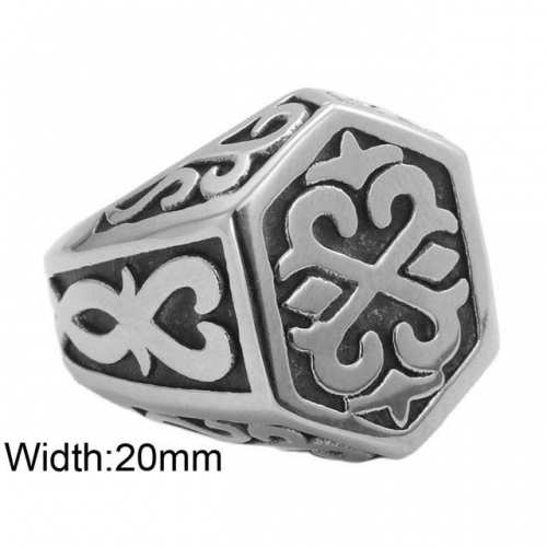 BC Wholesale Fashion Jewelry Stainless Steel 316L Jewelry Rings NO.#SJ49R569