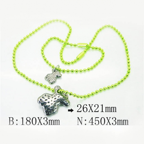 BC Wholesale Jewelry Set Stainless Steel 316L Necklace Bracelet Jewelry Set NO.#BC21S0295IJR