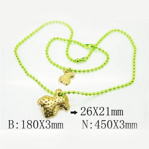 BC Wholesale Jewelry Set Stainless Steel 316L Necklace Bracelet Jewelry Set NO.#BC21S0296ILX