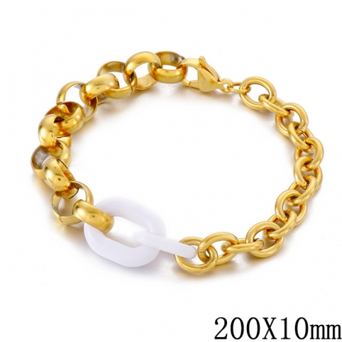 BC Wholesale Jewelry Stainless Steel 316L Chain Bracelets NO.#SJ53B150879