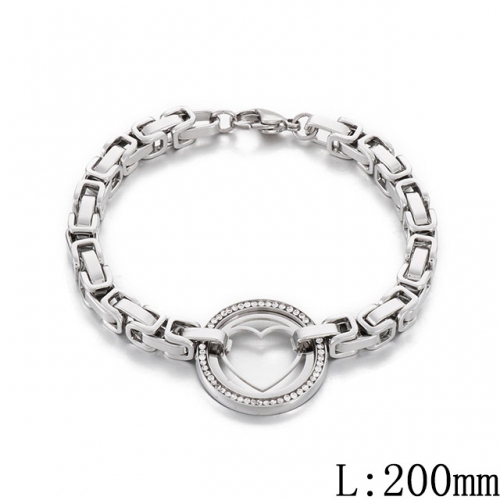 BC Wholesale Jewelry Stainless Steel 316L Popular Byzantine Bracelets NO.#SJ53B151905