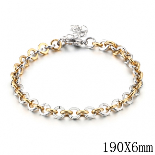 BC Wholesale Jewelry Stainless Steel 316L Chain Bracelets NO.#SJ53BA116010