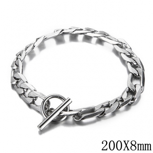 BC Wholesale Jewelry Stainless Steel 316L Chain Bracelets NO.#SJ53B151488