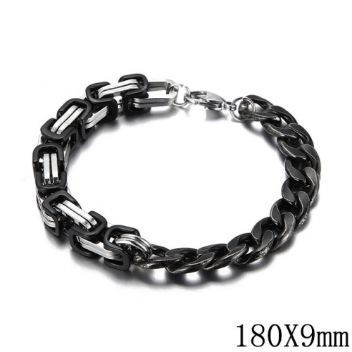 BC Wholesale Jewelry Stainless Steel 316L Popular Byzantine Bracelets NO.#SJ53B151475
