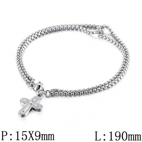 BC Wholesale Jewelry Stainless Steel 316L Jewelry Multi Layer Bracelets NO.#SJ53B130336