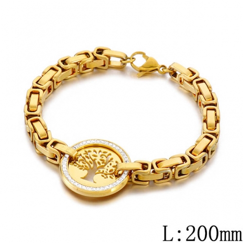 BC Wholesale Jewelry Stainless Steel 316L Popular Byzantine Bracelets NO.#SJ53B151907