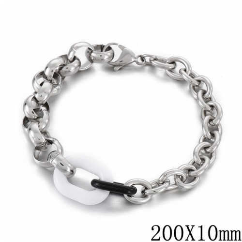 BC Wholesale Jewelry Stainless Steel 316L Chain Bracelets NO.#SJ53B150876
