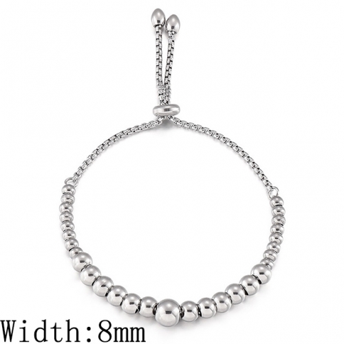BC Wholesale Jewelry Steel Bead Bracelets Stainless Steel 316L Jewelry Bracelets NO.#SJ53B145336