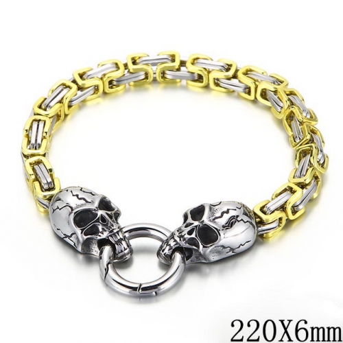BC Wholesale Jewelry Stainless Steel 316L Popular Byzantine Bracelets NO.#SJ53B149179