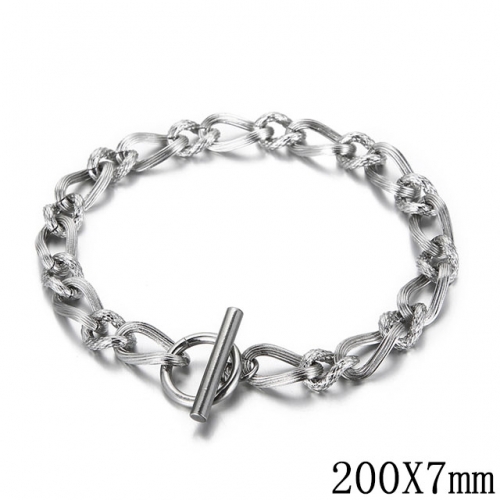 BC Wholesale Jewelry Stainless Steel 316L Chain Bracelets NO.#SJ53B151482