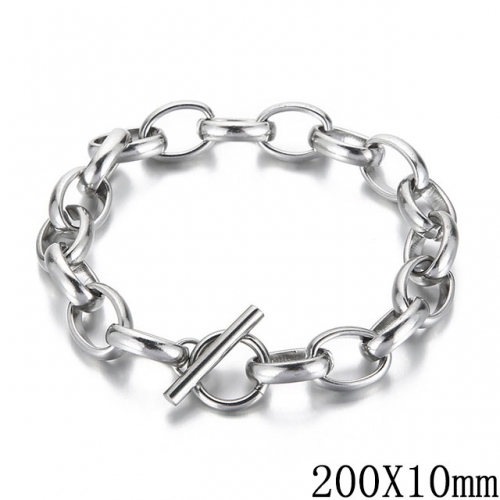 BC Wholesale Jewelry Stainless Steel 316L Chain Bracelets NO.#SJ53B151477