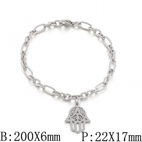 BC Wholesale Jewelry Stainless Steel 316L Jewelry Religion Bracelets NO.#SJ53B144876
