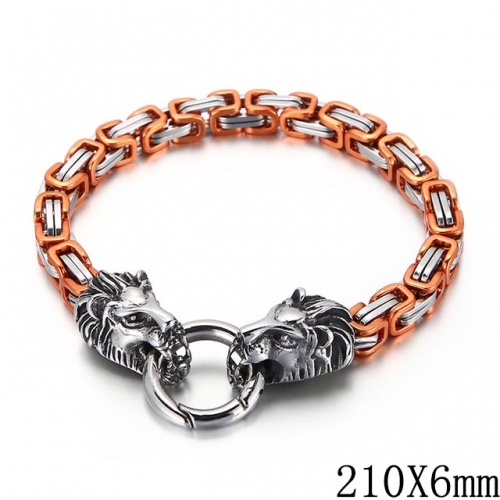 BC Wholesale Jewelry Stainless Steel 316L Popular Byzantine Bracelets NO.#SJ53B150539