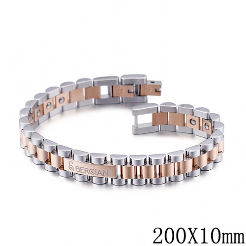 BC Wholesale Jewelry Stainless Steel 316L Jewelry Germanium Stone Bracelets NO.#SJ53B100092