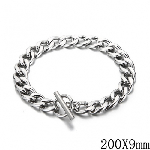 BC Wholesale Jewelry Stainless Steel 316L Chain Bracelets NO.#SJ53B151481