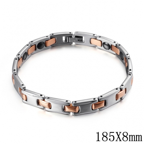 BC Wholesale Jewelry Stainless Steel 316L Jewelry Germanium Stone Bracelets NO.#SJ53B105152