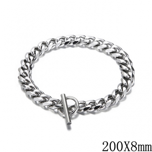 BC Wholesale Jewelry Stainless Steel 316L Chain Bracelets NO.#SJ53B151483