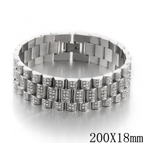 BC Wholesale Jewelry Strap Bracelets Stainless Steel 316L Jewelry Bracelets NO.#SJ53B144759