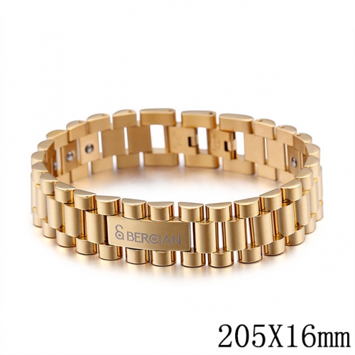 BC Wholesale Jewelry Stainless Steel 316L Jewelry Germanium Stone Bracelets NO.#SJ53B100096