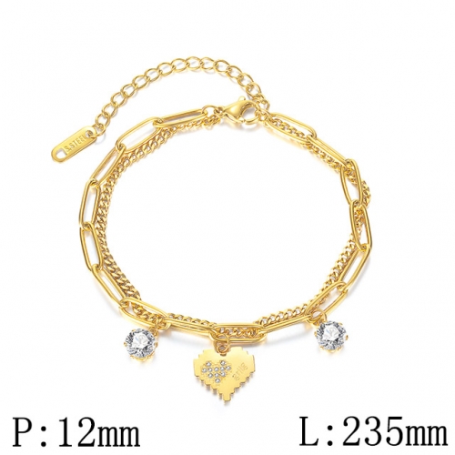 BC Wholesale Bracelets Jewelry Stainless Steel 316L Good Quality Bracelets NO.#SJ1BA1227