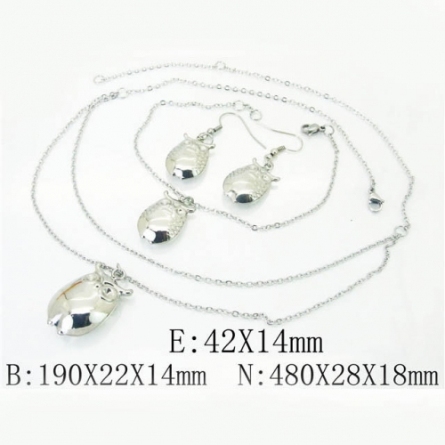 BC Wholesale Jewelry Sets Stainless Steel 316L Jewelry Sets NO.#BC92S0234HWW