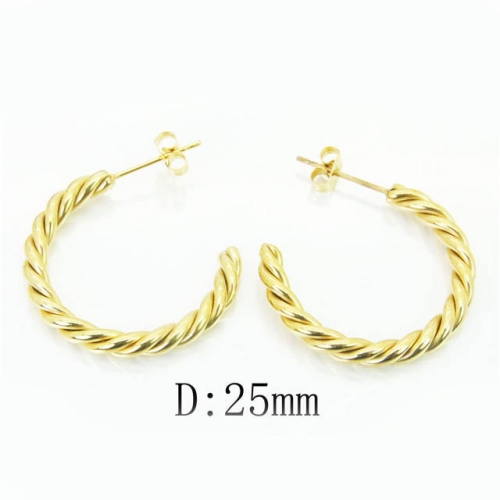 BC Wholesale Earrings Jewelry Stainless Steel 316L Earrings NO.#BC06E1706PQ