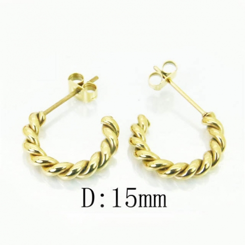 BC Wholesale Earrings Jewelry Stainless Steel 316L Earrings NO.#BC06E1712LA