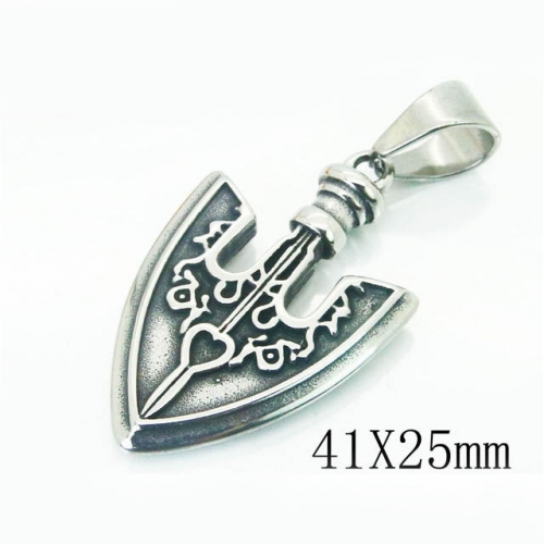 BC Wholesale Jewelry Pendant Stainless Steel 316L Pendant NO.#BC22P0887HSS