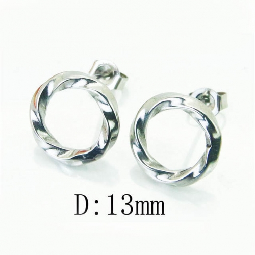 BC Wholesale Earrings Jewelry Stainless Steel 316L Earrings NO.#BC06E1719LR