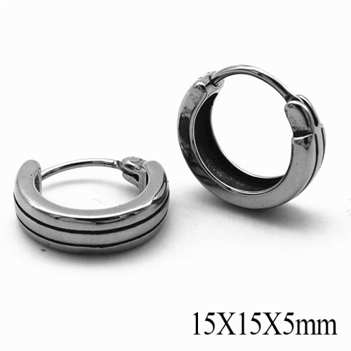 BC Wholesale Huggie Hoop Earrings Stainless Steel 316L Jewelry Earrings NO.#SJ55E1024