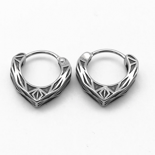 BC Wholesale Huggie Hoop Earrings Stainless Steel 316L Jewelry Earrings NO.#SJ55E1026