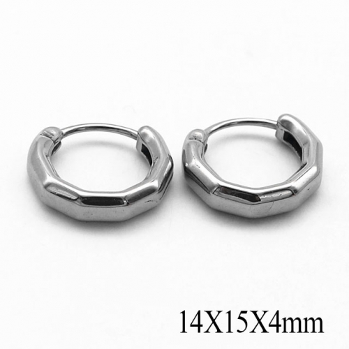 BC Wholesale Huggie Hoop Earrings Stainless Steel 316L Jewelry Earrings NO.#SJ55E1029