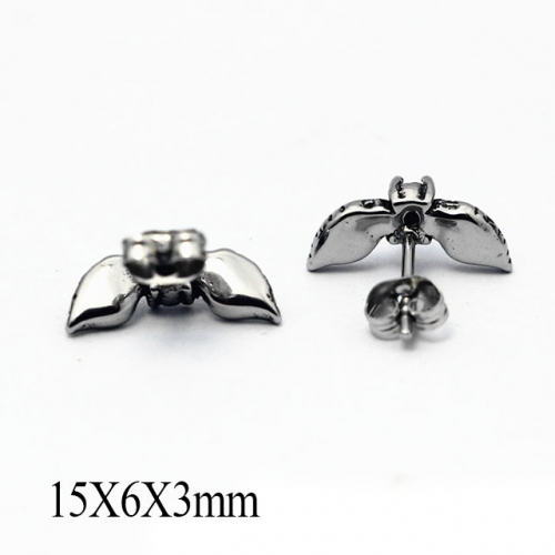 BC Wholesale Stud Earrings Stainless Steel 316L Popular Earrings NO.#SJ55EWB0628