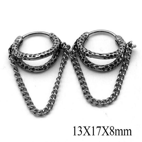 BC Wholesale Huggie Hoop Earrings Stainless Steel 316L Jewelry Earrings NO.#SJ55E1030